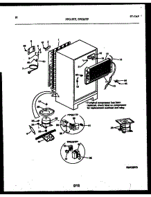 10 - System And Automatic Defrost Parts parts for Frigidaire Refrigerator FPG19TPLW0 from AppliancePartsPros.com
