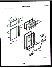 03 - Door Parts parts for Frigidaire Refrigerator FPG21TPLW0 from AppliancePartsPros.com