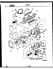09 - Ice Maker And Installation Parts parts for Frigidaire Refrigerator FPGC18TAL2 from AppliancePartsPros.com