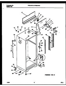 04 - Cabinet Parts parts for Frigidaire Refrigerator FPGC18TAW0 from AppliancePartsPros.com