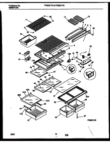 06 - Shelves And Supports parts for Frigidaire Refrigerator FPGC21TAL0 from AppliancePartsPros.com