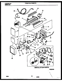 09 - Ice Maker And Installation Parts parts for Frigidaire Refrigerator FPGC21TAW0 from AppliancePartsPros.com