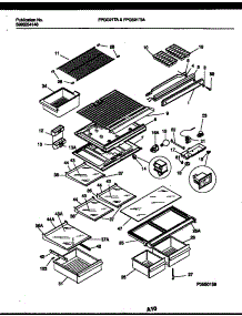 06 - Shelves And Supports parts for Frigidaire Refrigerator FPGC21TAW1 from AppliancePartsPros.com