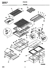 06 - Shelves And Supports parts for Frigidaire Refrigerator FPGS18TAL0 from AppliancePartsPros.com