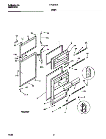 03 - Door Parts parts for Frigidaire Refrigerator FPGS18TAL3 from AppliancePartsPros.com