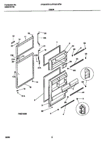 02 - Door Parts parts for Frigidaire Refrigerator FPGS18TIAW1 from AppliancePartsPros.com
