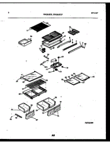 05 - Shelves And Supports parts for Frigidaire Refrigerator FPGS18TIPL0 from AppliancePartsPros.com