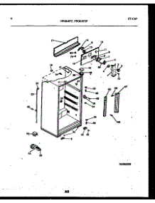 04 - Cabinet Parts parts for Frigidaire Refrigerator FPGS18TIPLL0 from AppliancePartsPros.com