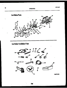 09 - Ice Maker And Installation Parts parts for Frigidaire Refrigerator FPGS18TISW0 from AppliancePartsPros.com