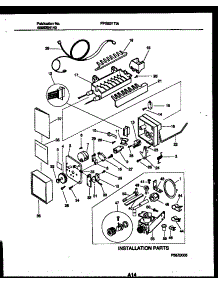 08 - Ice Maker And Installation Parts parts for Frigidaire Refrigerator FPGS21TIAL1 from AppliancePartsPros.com