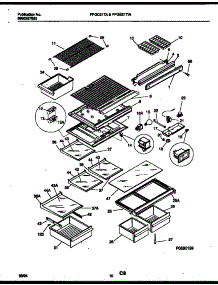 06 - Shelves And Supports parts for Frigidaire Refrigerator FPGS21TIAL2 from AppliancePartsPros.com