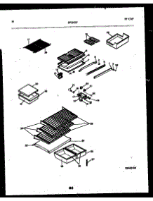 06 - Shelves And Supports parts for Frigidaire Refrigerator FPI14TPL1 from AppliancePartsPros.com