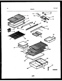 07 - Shelves And Supports parts for Frigidaire Refrigerator FPI14TPW0 from AppliancePartsPros.com