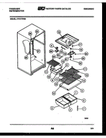 04 - Shelves And Supports parts for Frigidaire Refrigerator FPI17TPL0 from AppliancePartsPros.com