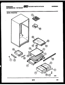 05 - Shelves And Supports parts for Frigidaire Refrigerator FPW18TPW0 from AppliancePartsPros.com