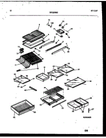 06 - Shelves And Supports parts for Frigidaire Refrigerator FPW21TIPW0 from AppliancePartsPros.com
