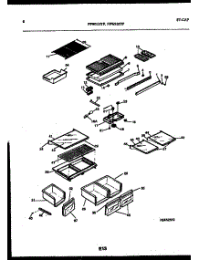 05 - Shelves And Supports parts for Frigidaire Refrigerator FPWE18PLL0 from AppliancePartsPros.com