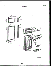 03 - Door Parts parts for Frigidaire Refrigerator FPWW21TIRL0 from AppliancePartsPros.com