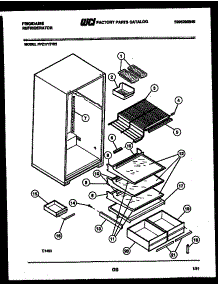 05 - Shelves And Supports parts for Frigidaire Refrigerator FPZ17TFF2 from AppliancePartsPros.com