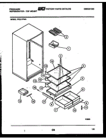 05 - Shelves And Supports parts for Frigidaire Refrigerator FPZ21TFA2 from AppliancePartsPros.com