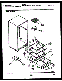 05 - Shelves And Supports parts for Frigidaire Refrigerator FPZ21TFA3 from AppliancePartsPros.com