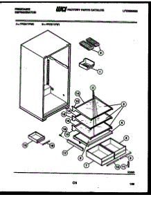 05 - Shelves And Supports parts for Frigidaire Refrigerator FPZ21TFL0 from AppliancePartsPros.com