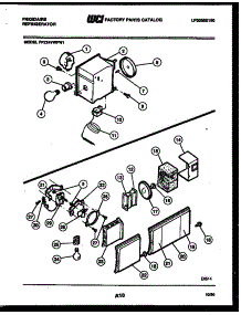 06 - Refrigerator Control Assembly, Damp parts for Frigidaire Refrigerator FPZ24VWFA1 from AppliancePartsPros.com