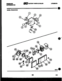 06 - Refrigerator Control Assembly, Damp parts for Frigidaire Refrigerator FPZ24VWFL0 from AppliancePartsPros.com