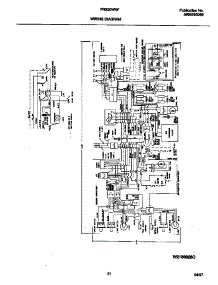12 - Wiring Diagram parts for Frigidaire Refrigerator FRS20WNFD0 from AppliancePartsPros.com