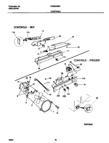 06 - Control parts for Frigidaire Refrigerator FRS20WRHD6 from AppliancePartsPros.com