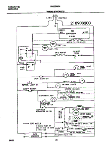 11 - Wiring Schematic parts for Frigidaire Refrigerator FRS20WRHD6 from AppliancePartsPros.com