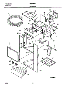 08 - Ice Dispenser parts for Frigidaire Refrigerator FRS20WRHW3 from AppliancePartsPros.com