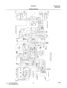 21 - Wiring Diagram parts for Frigidaire Refrigerator FRS20ZRGW5 from AppliancePartsPros.com