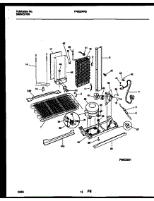 08 - System And Automatic Defrost Parts parts for Frigidaire Refrigerator FRS22PRBW0 from AppliancePartsPros.com