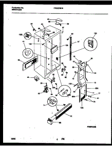 05 - Cabinet Parts parts for Frigidaire Refrigerator FRS22WHAD0 from AppliancePartsPros.com