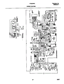 14 - Wiring Diagram parts for Frigidaire Refrigerator FRS22WNCD5 from AppliancePartsPros.com