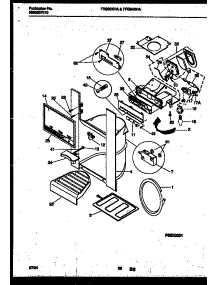 12 - Ice Door, Dispenser And Water Tanks parts for Frigidaire Refrigerator FRS22XHAB1 from AppliancePartsPros.com