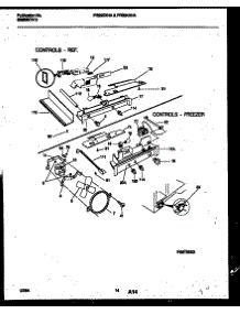 08 - Refrigerator Control Assembly, Damp parts for Frigidaire Refrigerator FRS22XHAD1 from AppliancePartsPros.com