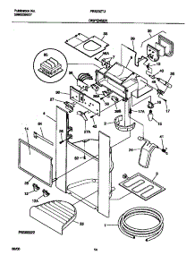 08 - I&W Dispenser parts for Frigidaire Refrigerator FRS23ZTJW0 from AppliancePartsPros.com