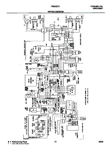 12 - Wiring Diagram parts for Frigidaire Refrigerator FRS23ZTJW0 from AppliancePartsPros.com