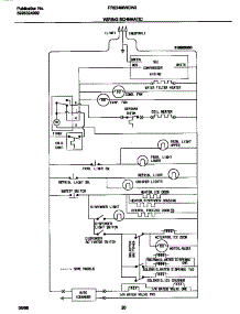 11 - Wiring Diagram parts for Frigidaire Refrigerator FRS24MWGW3 from AppliancePartsPros.com