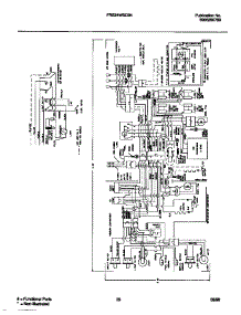 12 - Wiring Diagram parts for Frigidaire Refrigerator FRS24WSCB4 from AppliancePartsPros.com