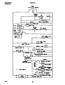 11 - Wiring Diagram parts for Frigidaire Refrigerator FRS24WSCB5 from AppliancePartsPros.com
