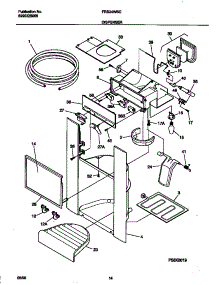 08 - Ice Dispenser parts for Frigidaire Refrigerator FRS24WSGD4 from AppliancePartsPros.com