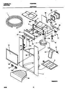 08 - Ice Dispenser parts for Frigidaire Refrigerator FRS24WSGW3 from AppliancePartsPros.com