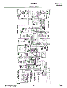 12 - Wiring Diagram parts for Frigidaire Refrigerator FRS24WSGW5 from AppliancePartsPros.com