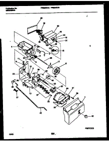 11 - Ice Dispenser parts for Frigidaire Refrigerator FRS24XHAB0 from AppliancePartsPros.com