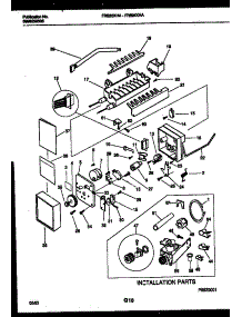 13 - Ice Maker And Installation Parts parts for Frigidaire Refrigerator FRS24XHAB0 from AppliancePartsPros.com