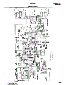 12 - Wiring Diagram parts for Frigidaire Refrigerator FRS24ZRHW4 from AppliancePartsPros.com