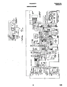 16 - Wiring Diagram parts for Frigidaire Refrigerator FRS26XGCW5 from AppliancePartsPros.com